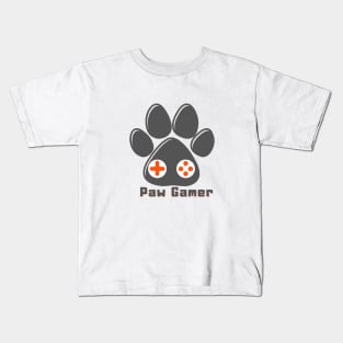 Paw Gamer for Dog and Cat Lover Gamer Kids T-Shirt